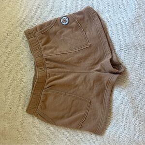 Hurley Light Brown Fleece-Lined Shorts